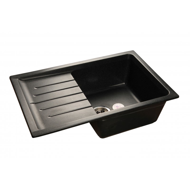 

Кухонная мойка GranFest Practic GF-P760L чёрный (308)
