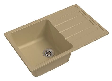 

Кухонная мойка Ewigstein Elegant 50F бежевый