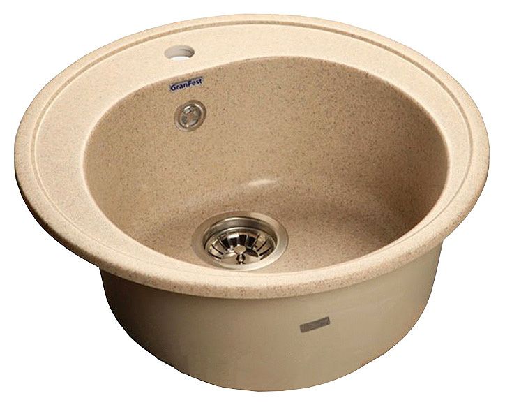 

Кухонная мойка GranFest Rondo GF-R510 песочный (302)