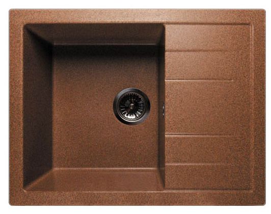 

Кухонная мойка GranFest Quadro GF-Q650L терракот (307)