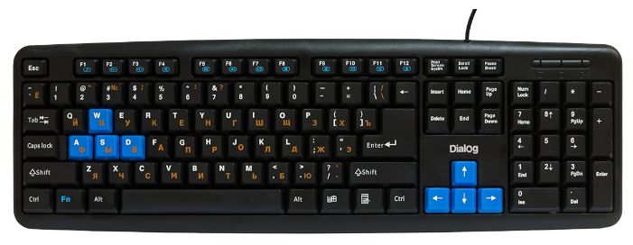 

Клавиатура Dialog KM-025U BLACK-BLUE
