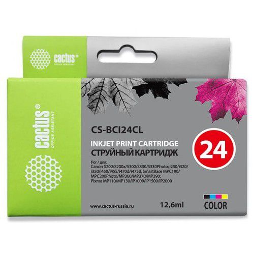 

Картридж Cactus CS-BCI24CL многоцветный