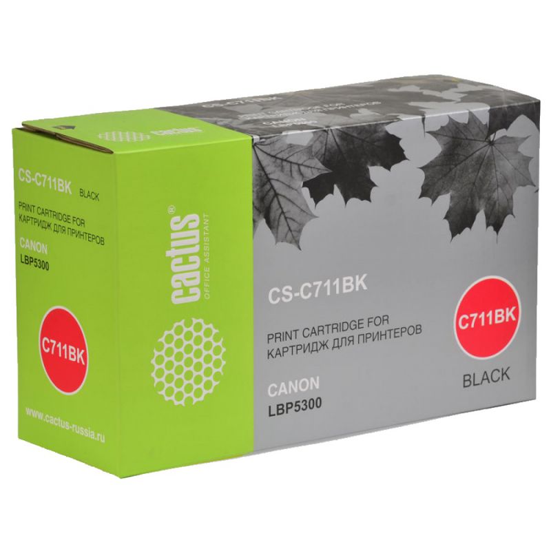 

Картридж Cactus CS-C711BK черный