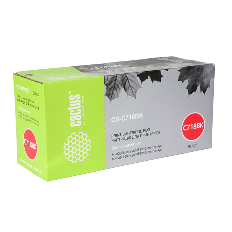 

Картридж Cactus CS-C718BK черный