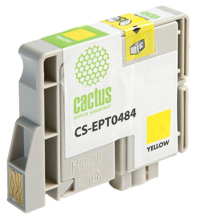 

Картридж Cactus CS-EPT0484 желтый