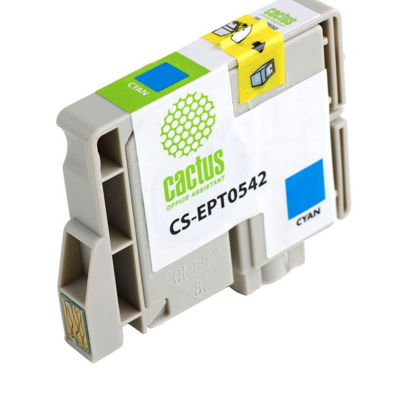 

Картридж Cactus CS-EPT0542 голубой