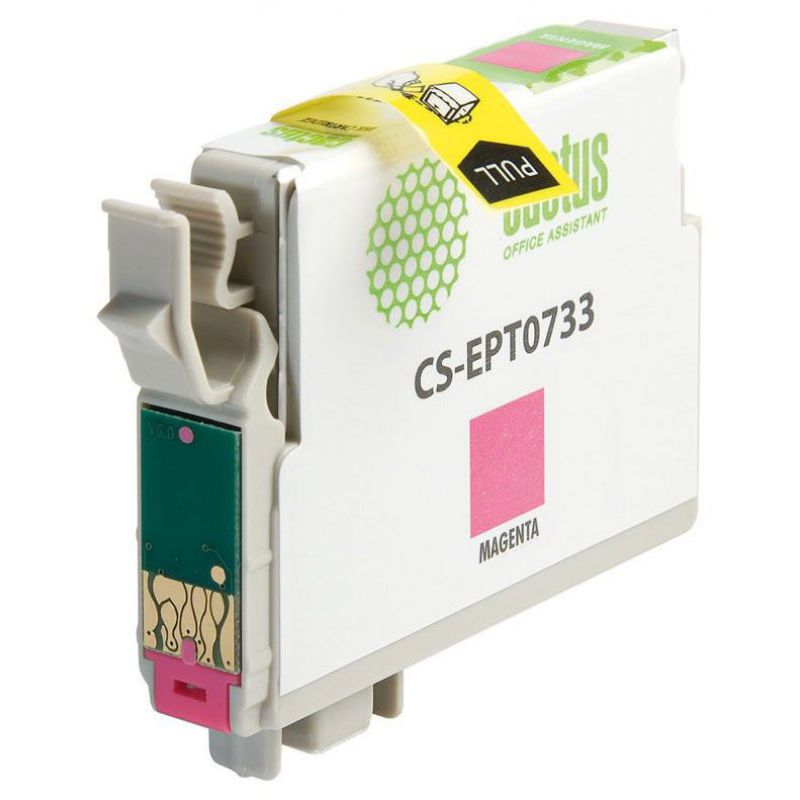 

Картридж Cactus CS-EPT0733 пурпурный
