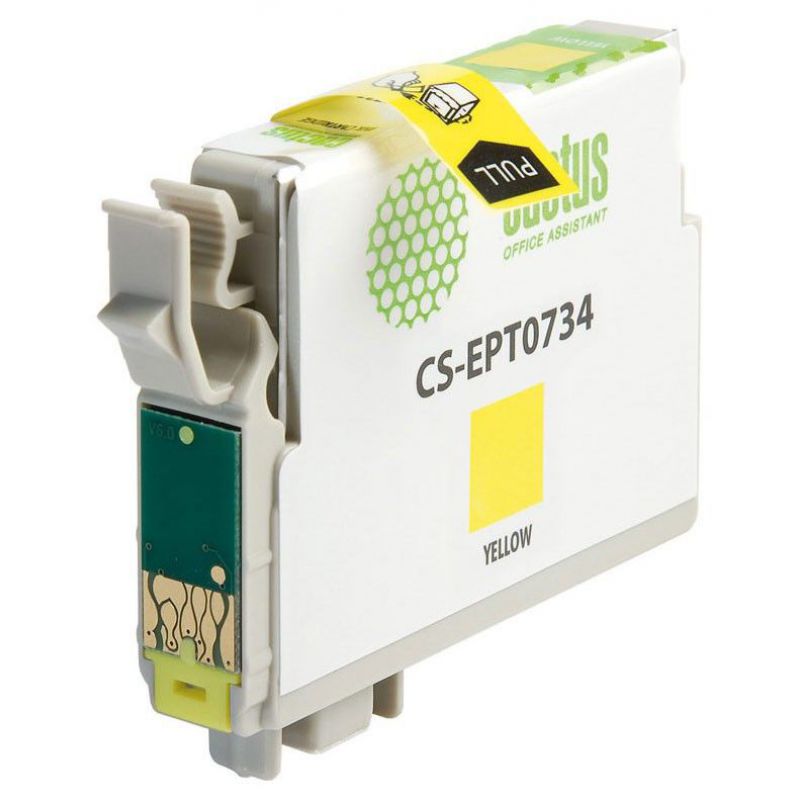 

Картридж Cactus CS-EPT0734 желтый