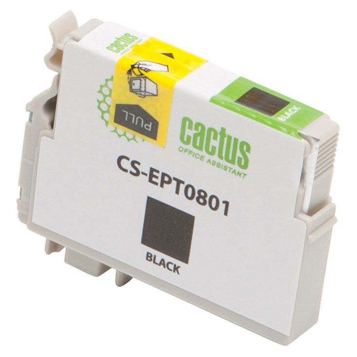 

Картридж Cactus CS-EPT0801 черный