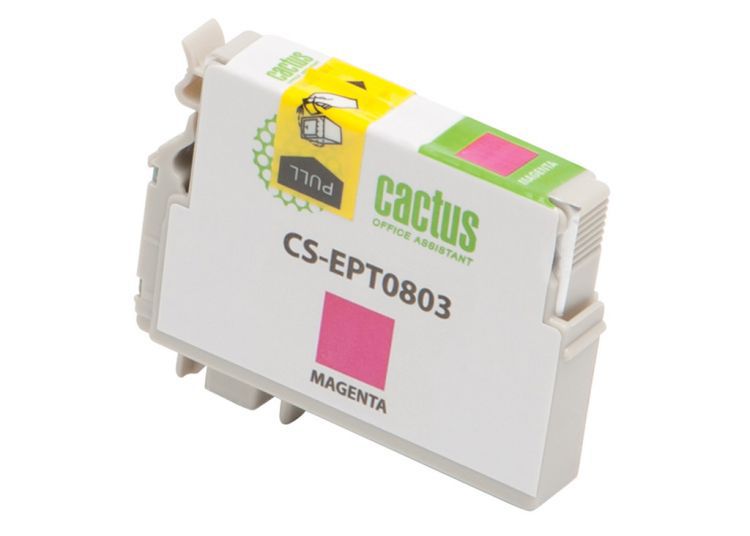 

Картридж Cactus CS-EPT0803 пурпурный