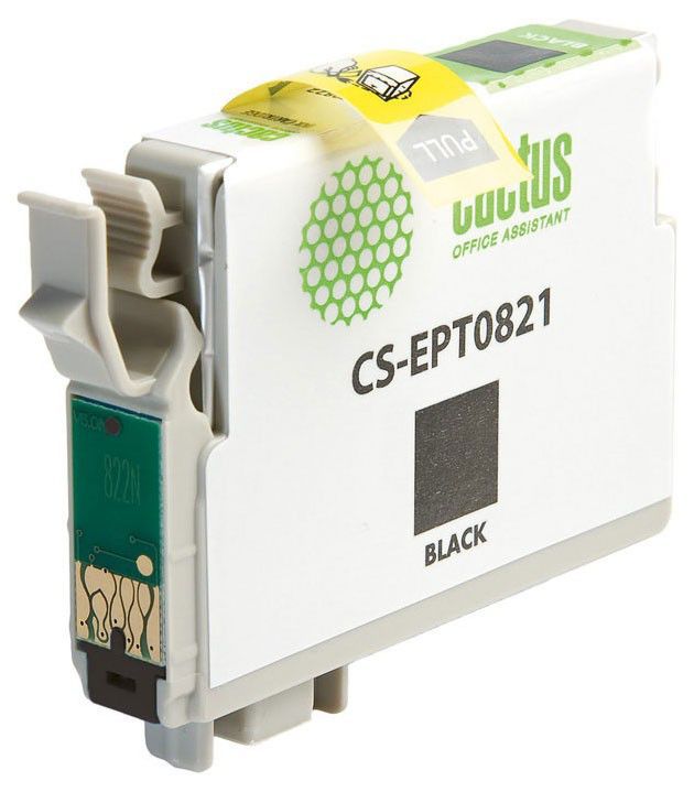 

Картридж Cactus CS-EPT0821 черный
