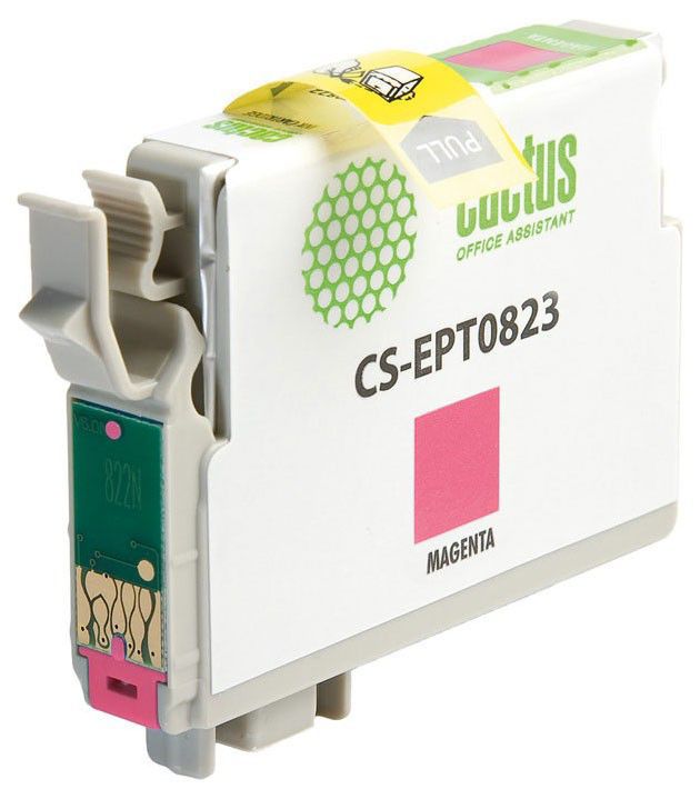 

Картридж Cactus CS-EPT0823 пурпурный