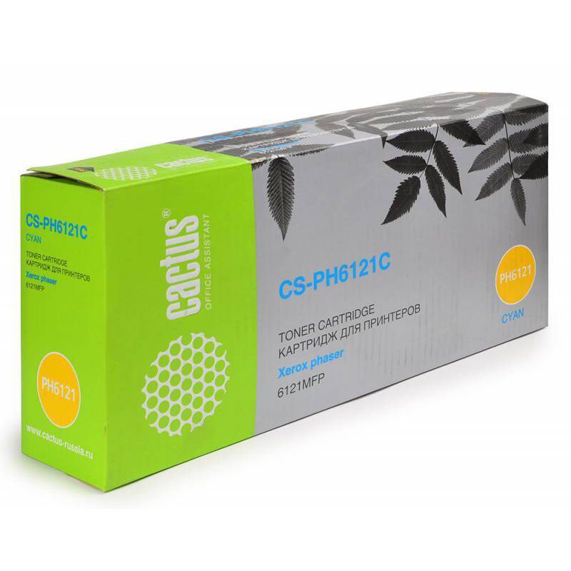 

Картридж Cactus CS-PH6121C голубой