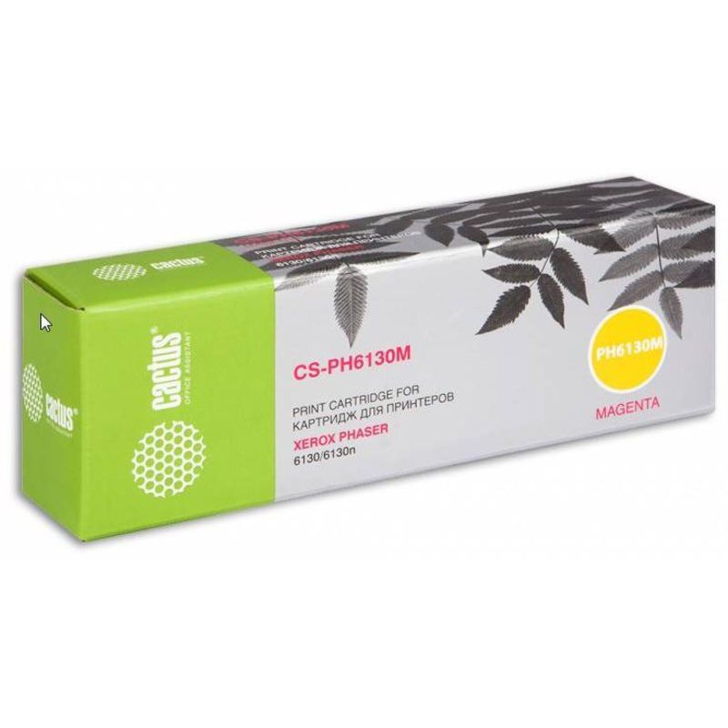 

Картридж Cactus CS-PH6130M пурпурный