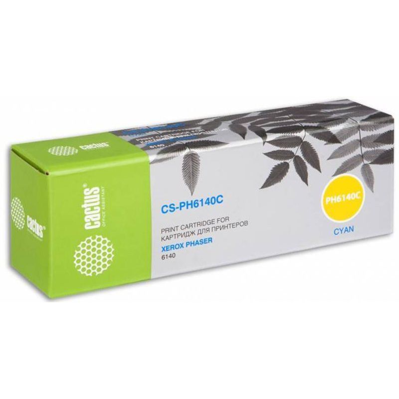 

Картридж Cactus CS-PH6140C голубой