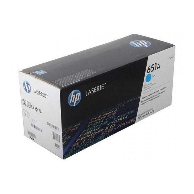 

Картридж HP CE341A (HP 651A) Голубой