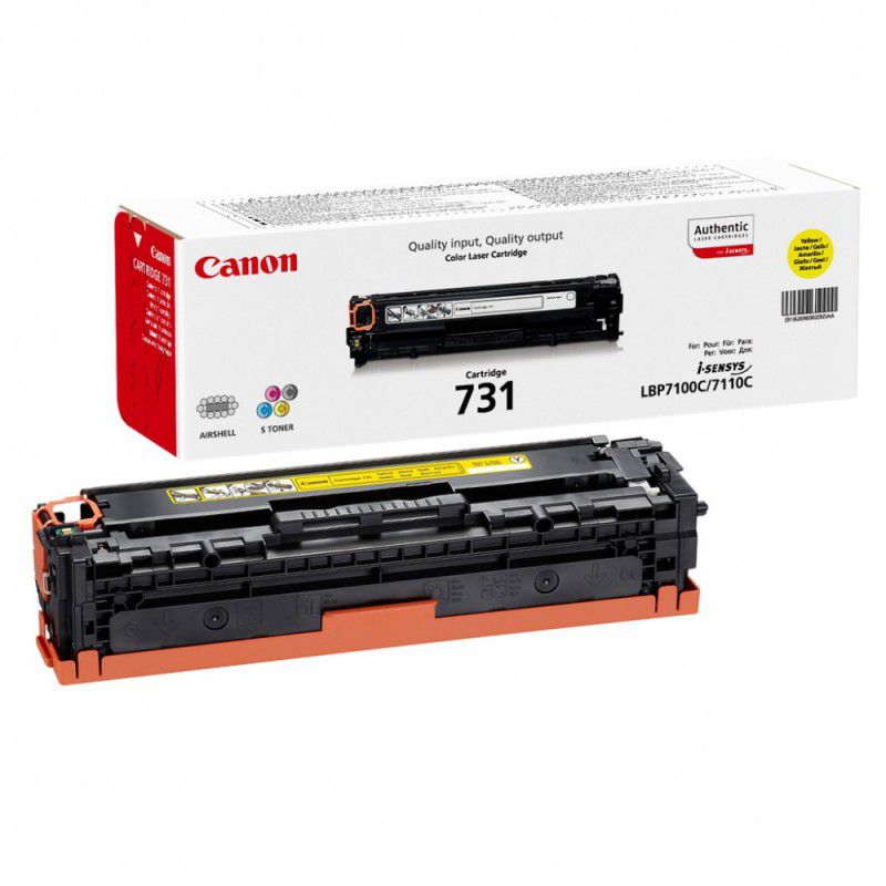 

Картридж Canon 731Y желтый