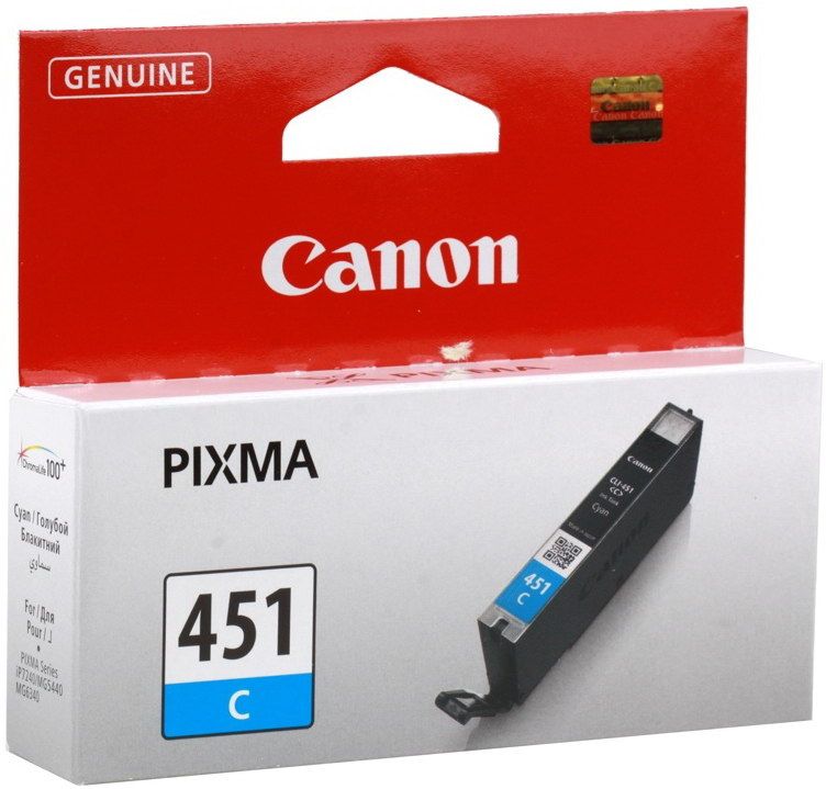 

Картридж Canon CLI-451C голубой