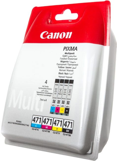 

Картридж Canon CLI-471C/M/Y/Bk многоцветный