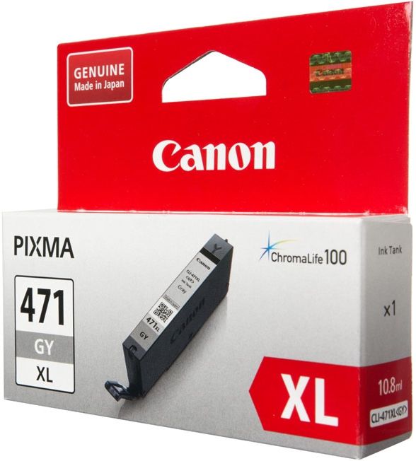 

Картридж Canon CLI-471XLGY серый