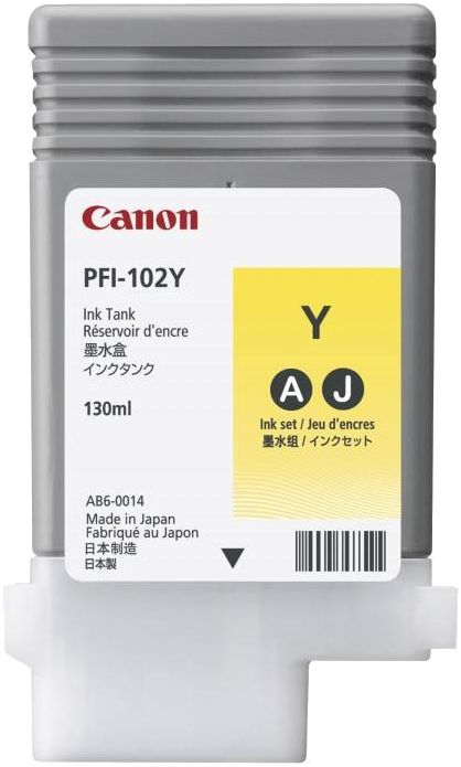 

Картридж Canon PFI-102Y желтый