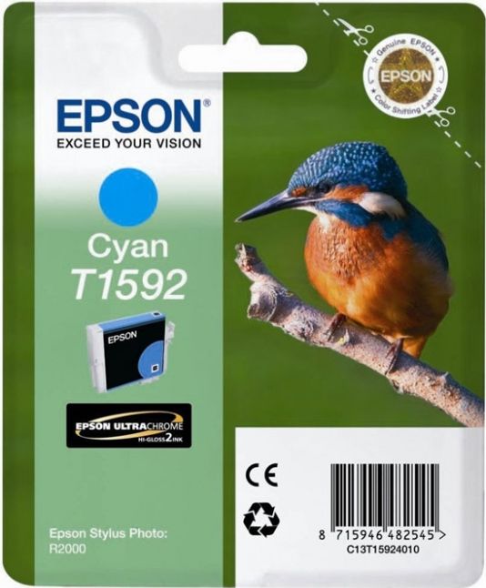 

Картридж Epson C13T15924010 голубой