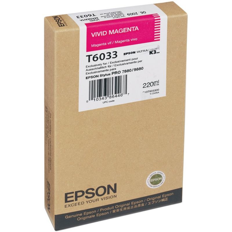 

Картридж Epson C13T603300 пурпурный