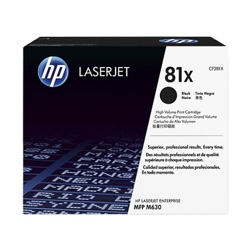 

Картридж HP 81X CF281X черный