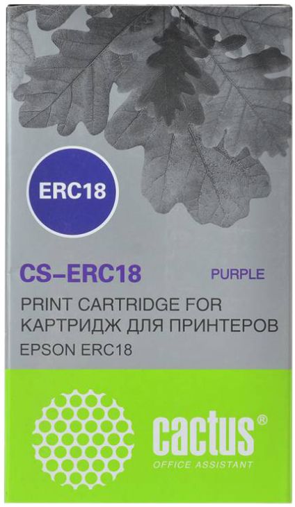 

Картридж Cactus CS-ERC18 фиолетовый