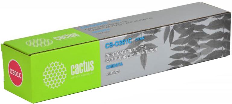 

Картридж Cactus CS-O301C голубой