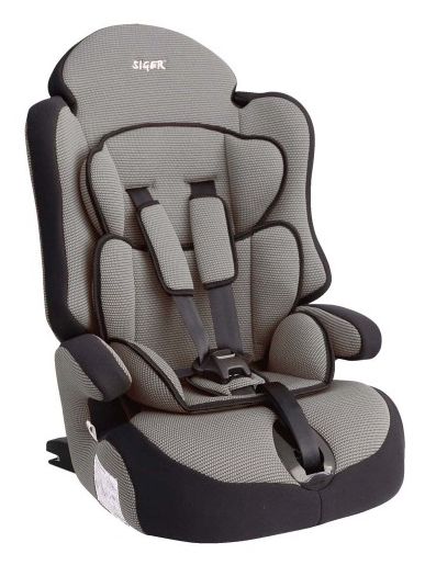 

Автокресло Siger Прайм Isofix, группа 1/2/3, 9-36кг серый (KRES0148)