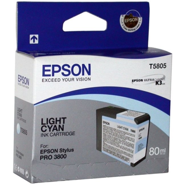 

Картридж Epson Stylus Pro 3800 Ink Cartridge (80ml) Light Cyan (C13T580500)