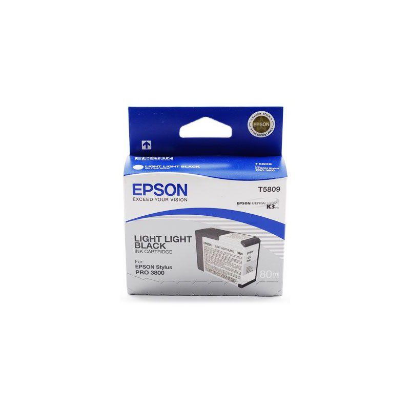 

Картридж Epson Stylus Pro 3800 Ink Cartridge (80ml) Light Light Black (C13T580900)