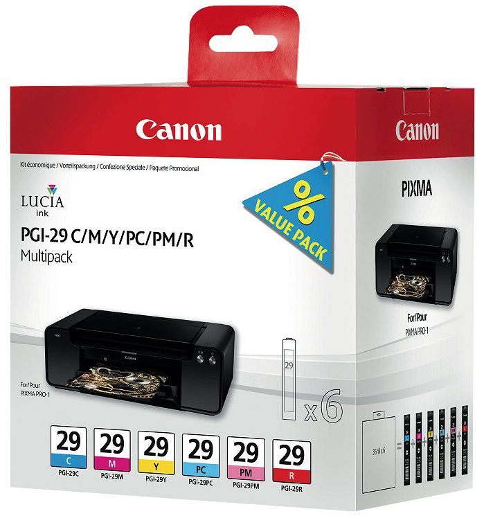 

Картридж Canon PGI-29 CMY/PC/PM/R Multi Набор картриджей