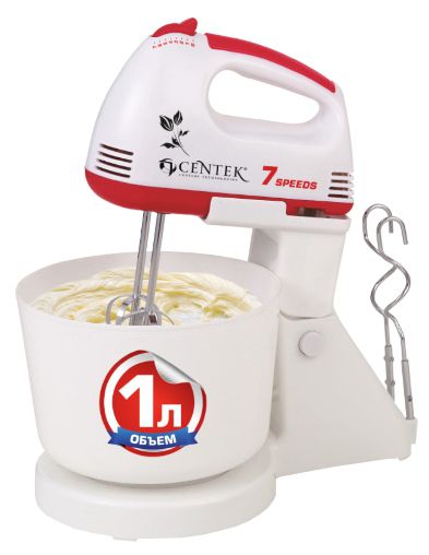 

Миксер Centek CT-1113 белый/красный