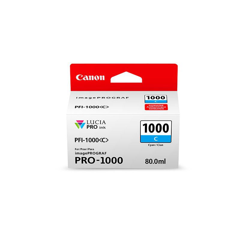 Расходный материал для печати Canon PFI-1000 C голубой