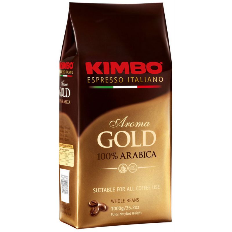 Кофе Kimbo Aroma Gold 100% Arabica, 1кг (В зернах)