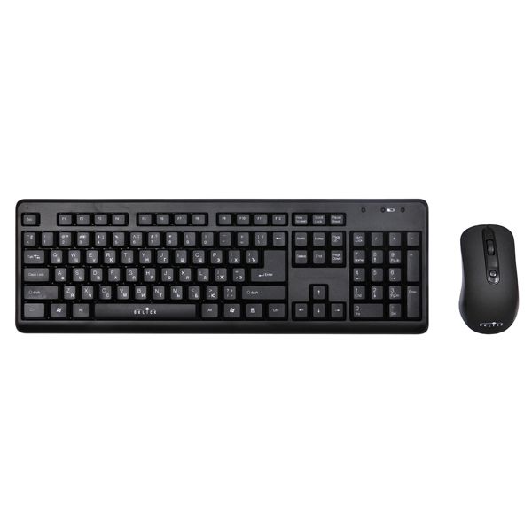 Комплект мыши и клавиатуры Oklick 270M черный USB