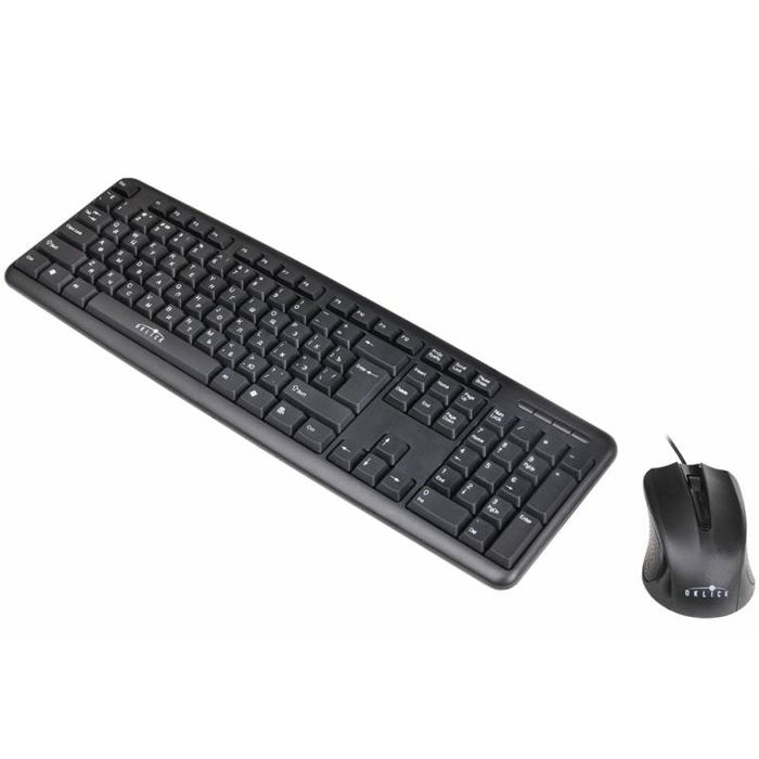 Комплект мыши и клавиатуры Oklick 600M черный USB