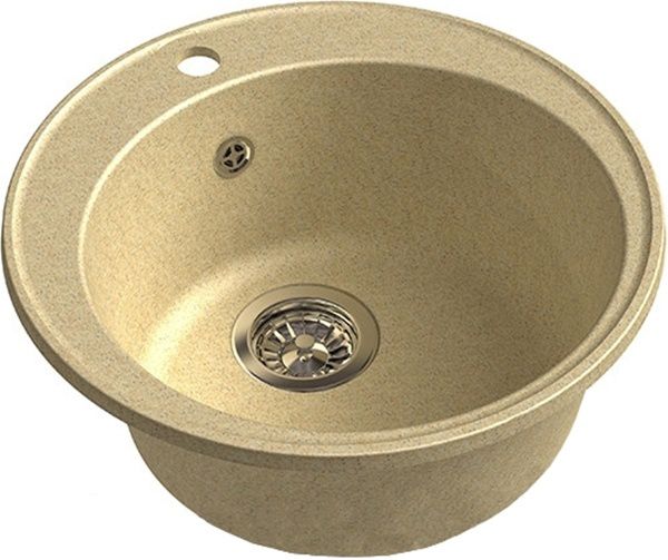 

Кухонная мойка GranFest Quarz GF-Z08 бежевый (328)