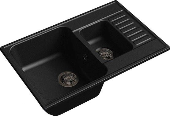 

Кухонная мойка GranFest Quarz GF-Z21К черный (308)