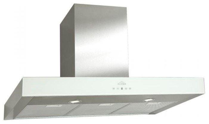 

Каминная вытяжка Elikor Агат 90Н-1000-Е4Д нерж/белый