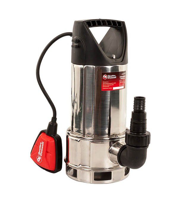 

Насос Quattro Elementi Drenaggio 900 F Inox (для грязной воды)