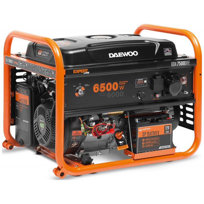 

Электрогенератор Daewoo Power Products GDA 7500DFE
