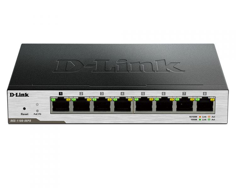 

Коммутатор D-Link DGS-1100-08PD
