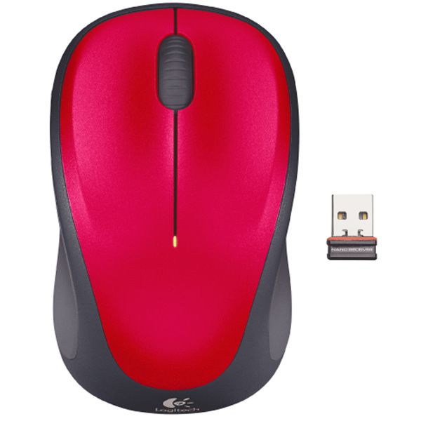 

Компьютерная мышь Logitech M235 красный (910-002496)