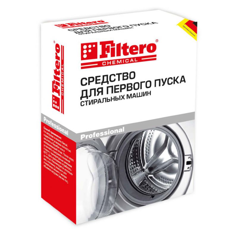

Средство для ухода за техникой Filtero Средство первого пуска для стиральных машин, арт.903