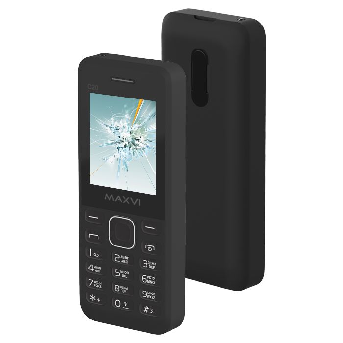 

Телефон Maxvi C20 BLACK (Без ЗУ)