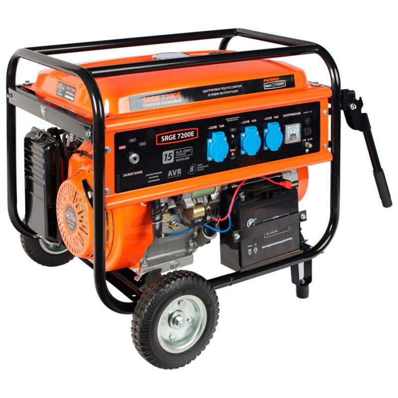 

Электрогенератор Patriot SRGE 7200E