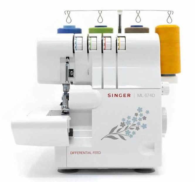 

Оверлок Singer ML674D белый